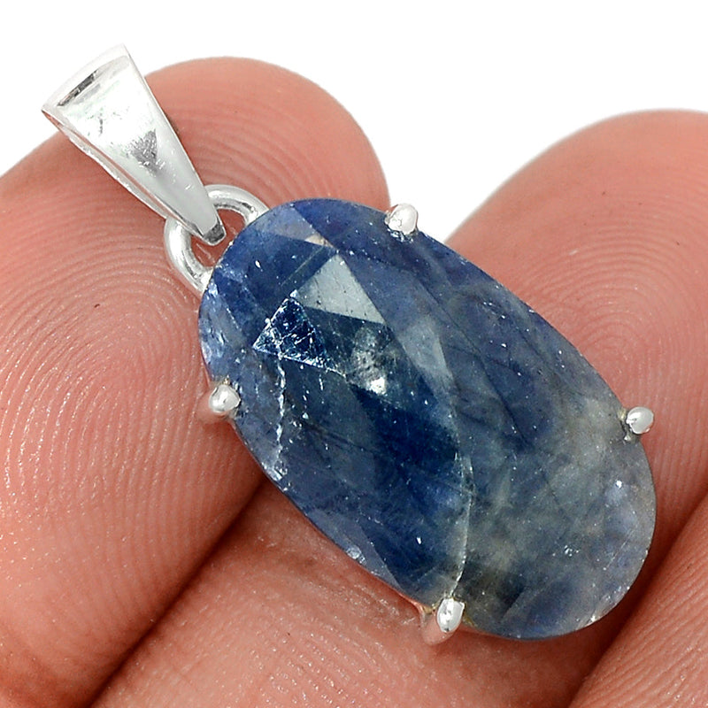 1.2" Claw - Natural Sapphire Pendants - NSPP93