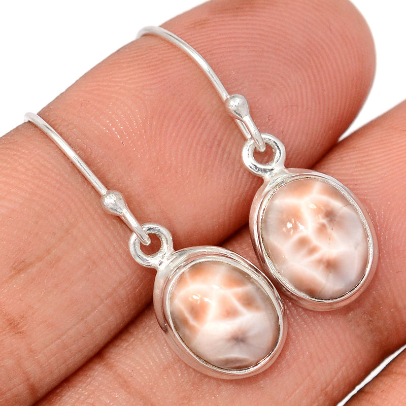 1.1" Natrolite Earrings - NTLE12