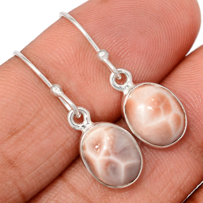 1.1" Natrolite Earrings - NTLE7