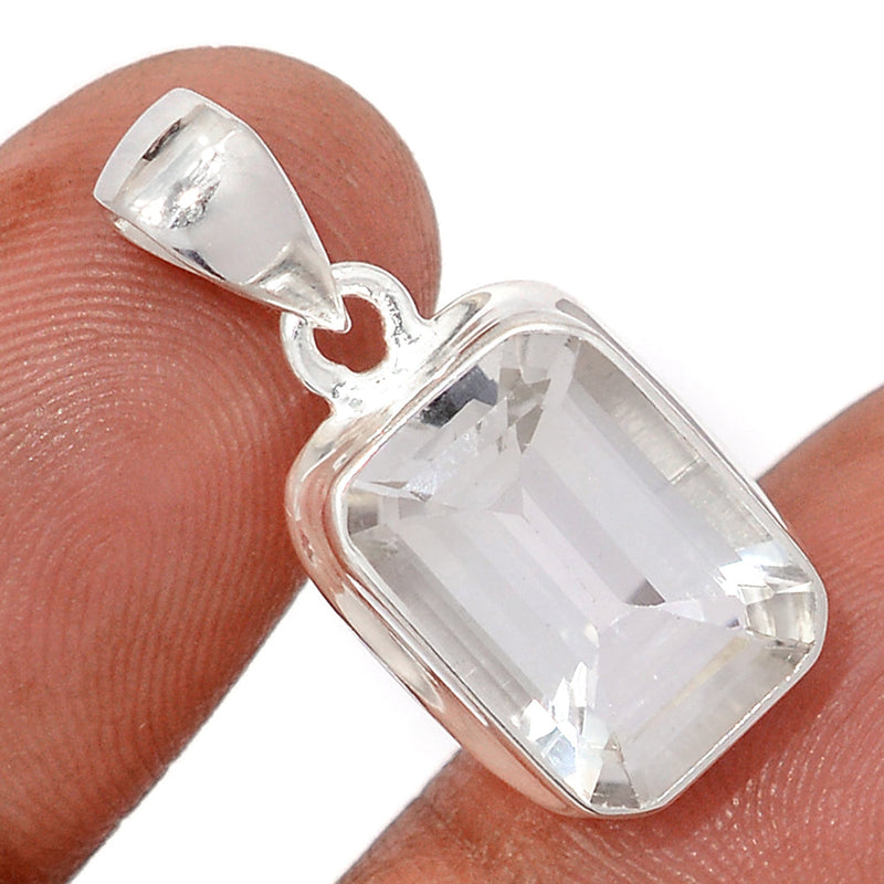 1.1" Natural White Topaz Pendants - NWTP160