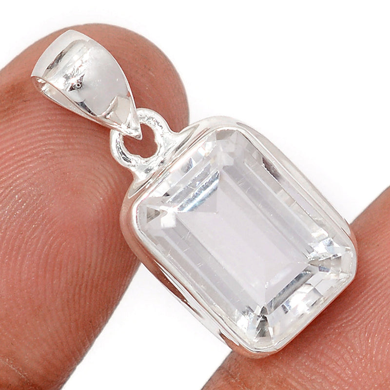 1.1" Natural White Topaz Pendants - NWTP162