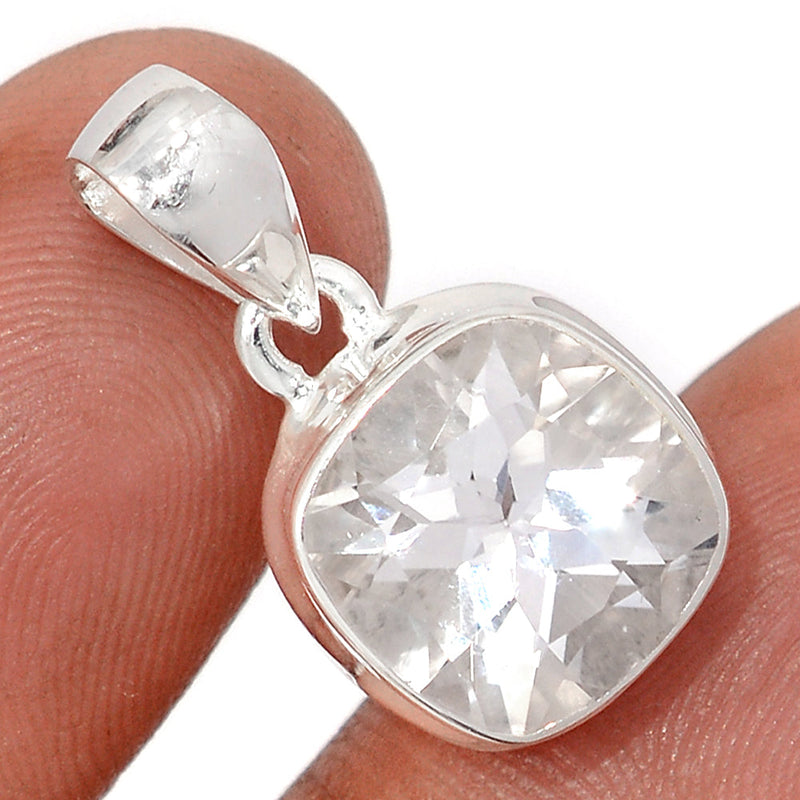 1" Natural White Topaz Pendants - NWTP169