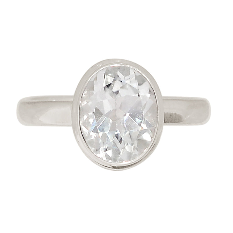 Natural White Topaz Ring - NWTR257