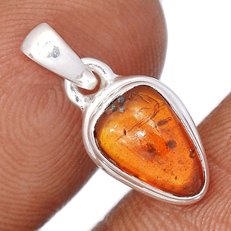0.8" Orange Kyanite Cabochon Pendants - OKCP46