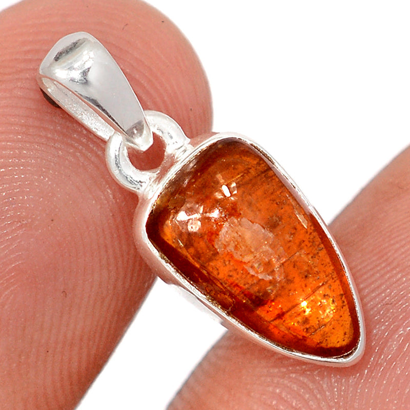 0.8" Orange Kyanite Cabochon Pendants - OKCP49