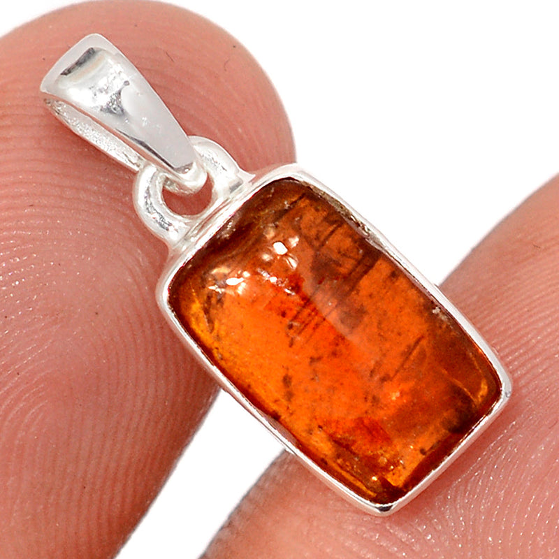 0.8" Orange Kyanite Cabochon Pendants - OKCP50