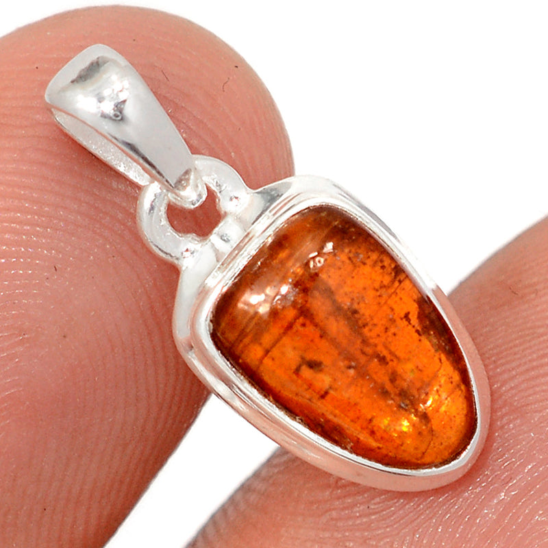0.8" Orange Kyanite Cabochon Pendants - OKCP51