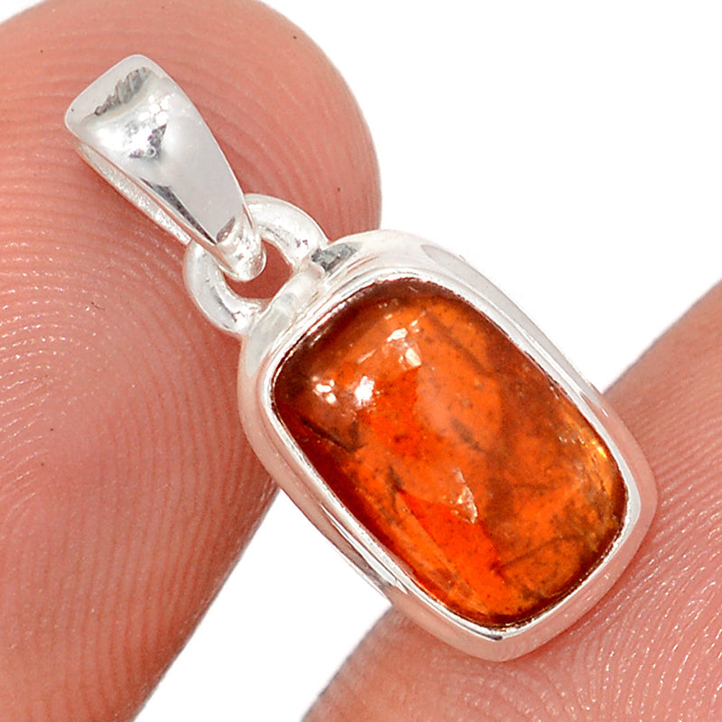 0.8" Orange Kyanite Cabochon Pendants - OKCP56