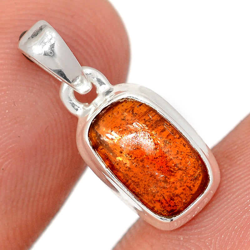 0.8" Orange Kyanite Cabochon Pendants - OKCP58