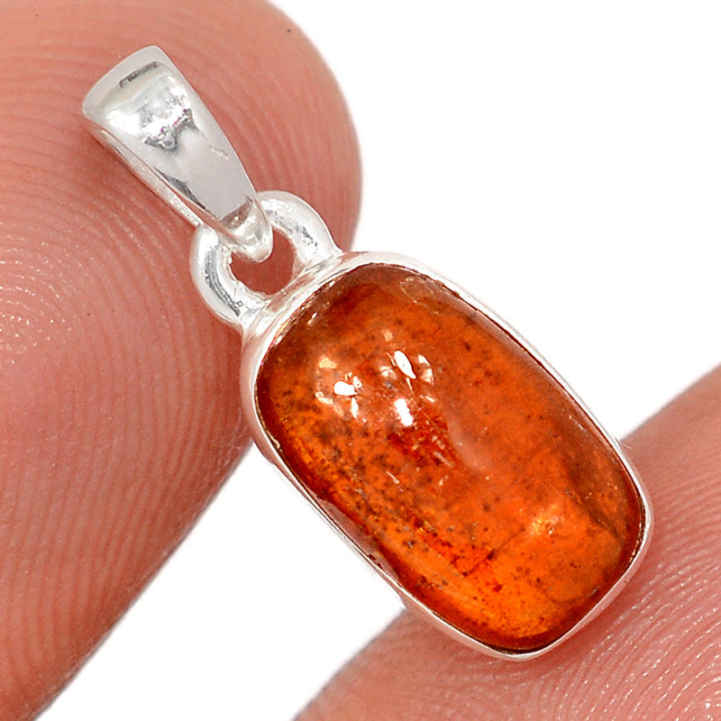 0.8" Orange Kyanite Cabochon Pendants - OKCP60
