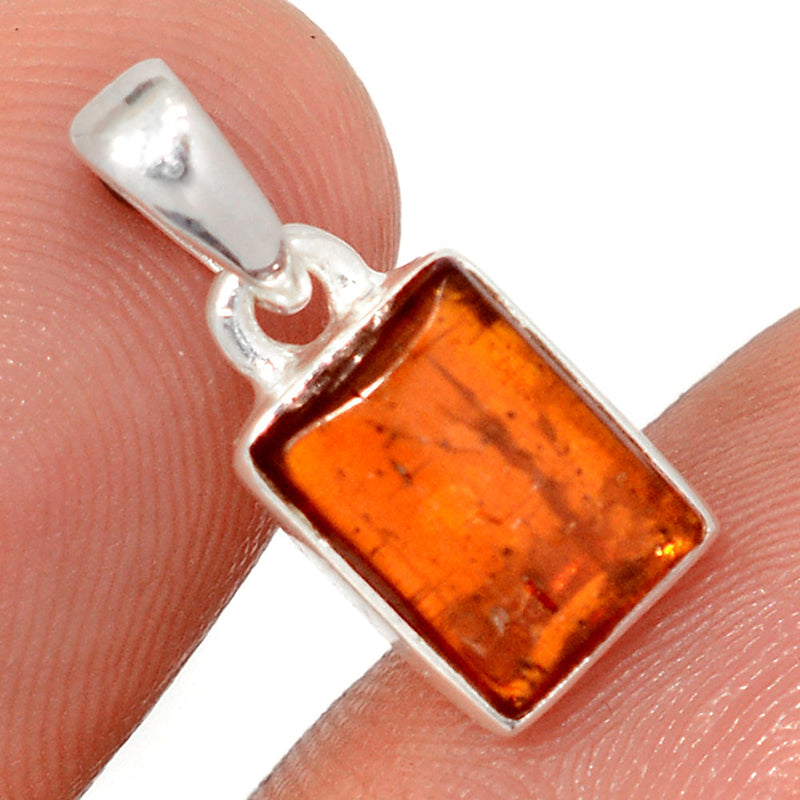 0.8" Orange Kyanite Cabochon Pendants - OKCP63