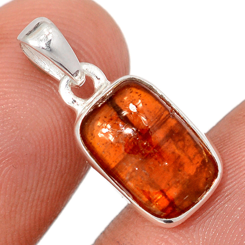 0.8" Orange Kyanite Cabochon Pendants - OKCP68