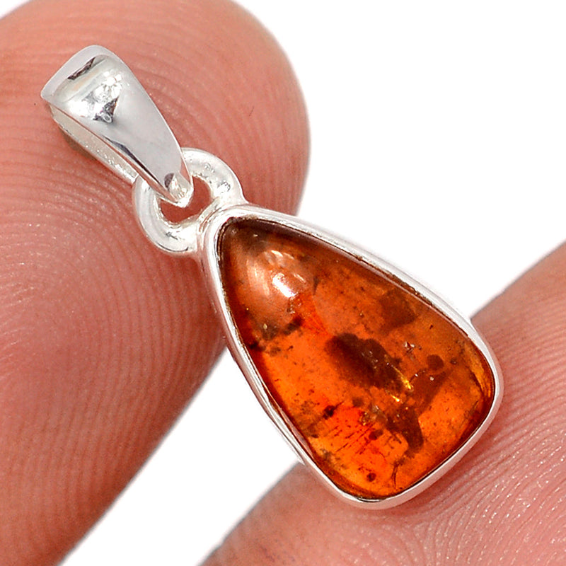 0.8" Orange Kyanite Cabochon Pendants - OKCP72