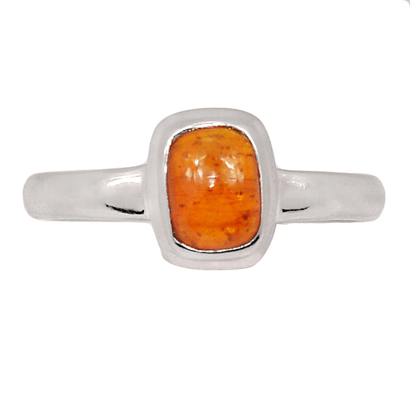 Orange Kyanite Cabochon Ring - OKCR22
