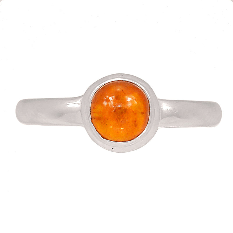 Orange Kyanite Cabochon Ring - OKCR35