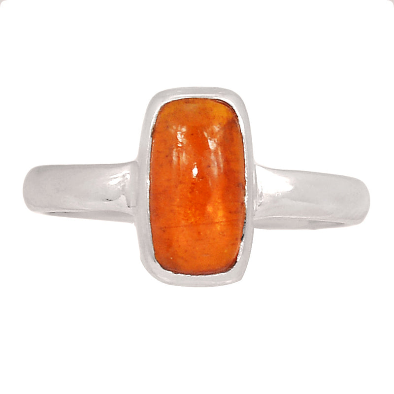 Orange Kyanite Cabochon Ring - OKCR38