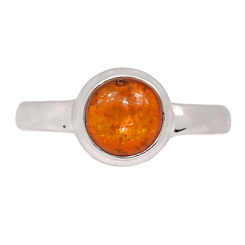 Orange Kyanite Cabochon Ring - OKCR39