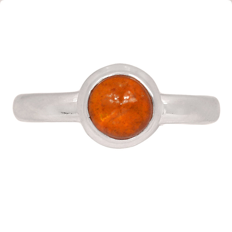 Orange Kyanite Cabochon Ring - OKCR43