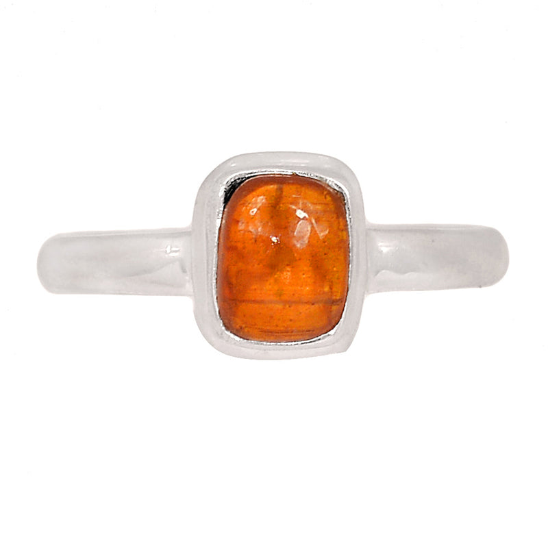 Orange Kyanite Cabochon Ring - OKCR48