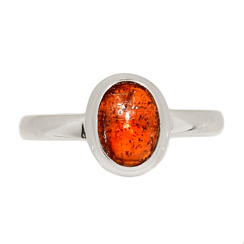 Orange Kyanite Cabochon Ring - OKCR52