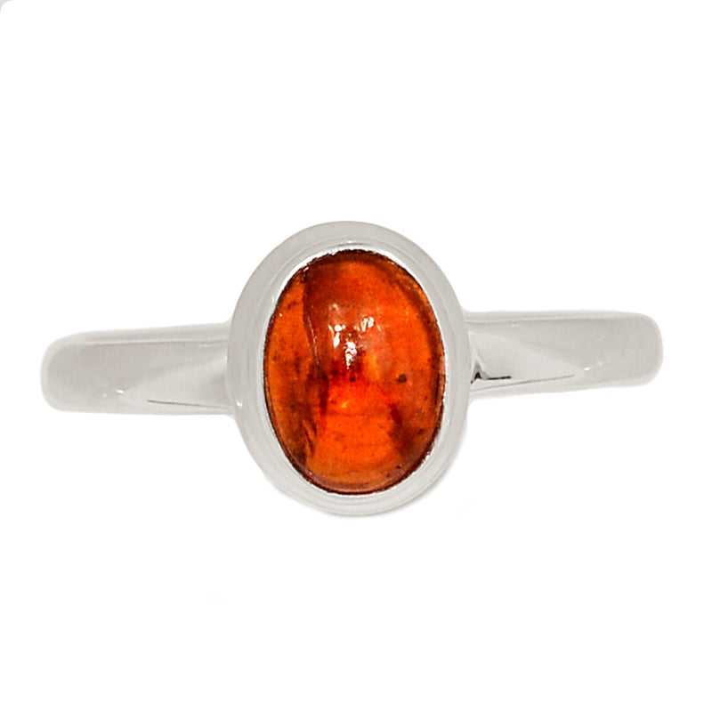 Orange Kyanite Cabochon Ring - OKCR54