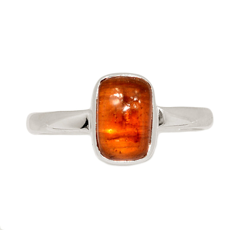 Orange Kyanite Cabochon Ring - OKCR61