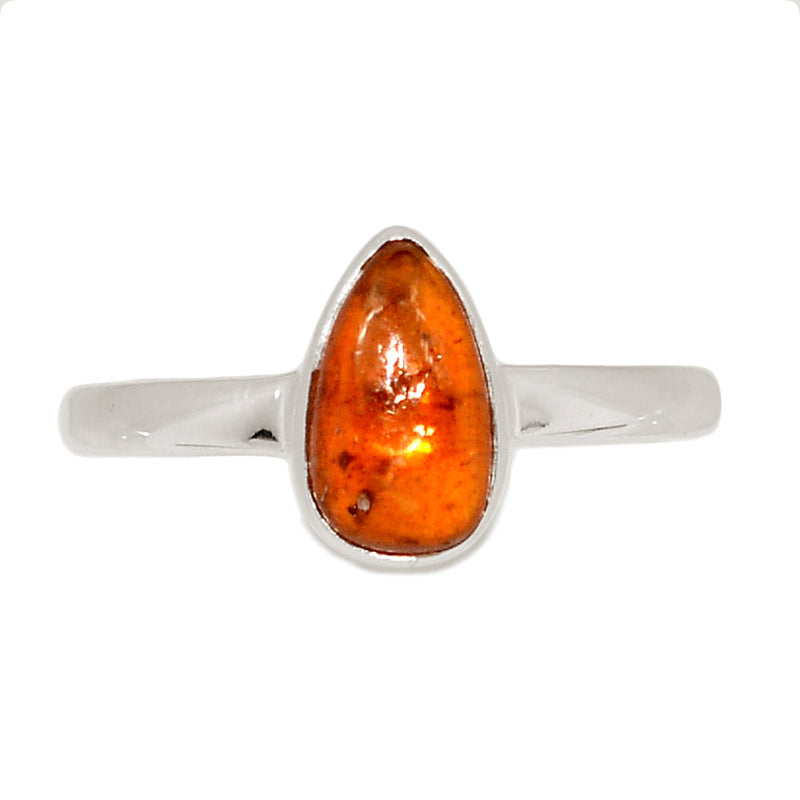 Orange Kyanite Cabochon Ring - OKCR63