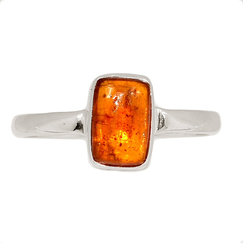Orange Kyanite Cabochon Ring - OKCR65