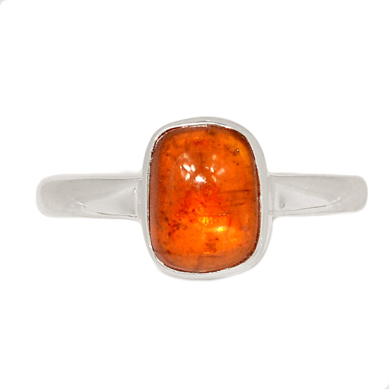 Orange Kyanite Cabochon Ring - OKCR67