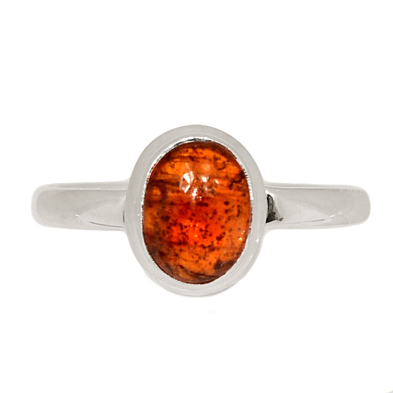 Orange Kyanite Cabochon Ring - OKCR68