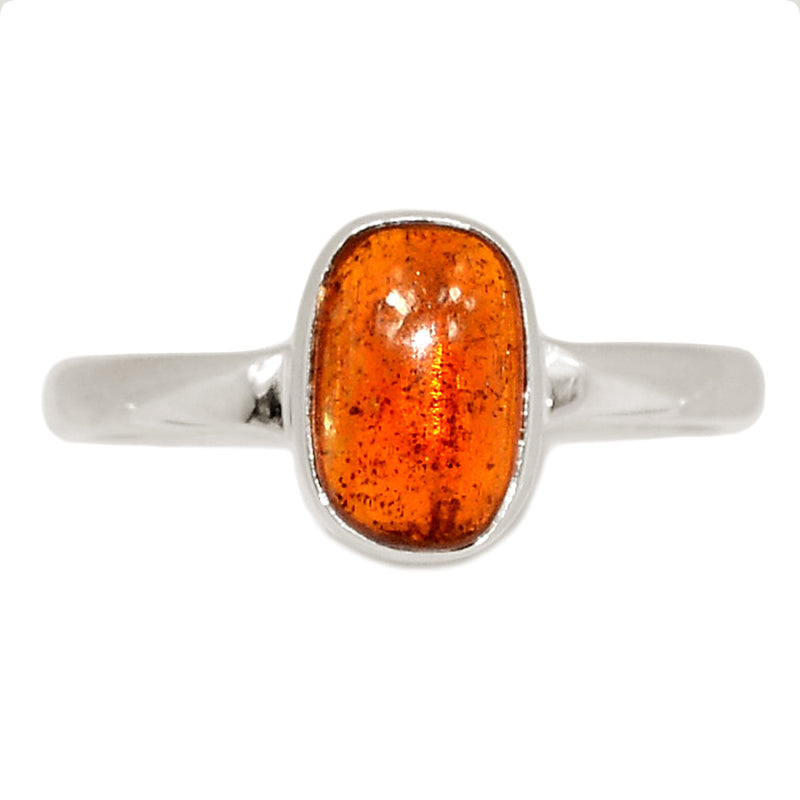 Orange Kyanite Cabochon Ring - OKCR69