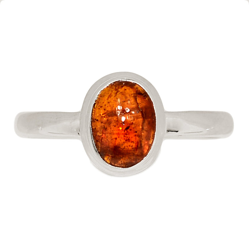 Orange Kyanite Cabochon Ring - OKCR71