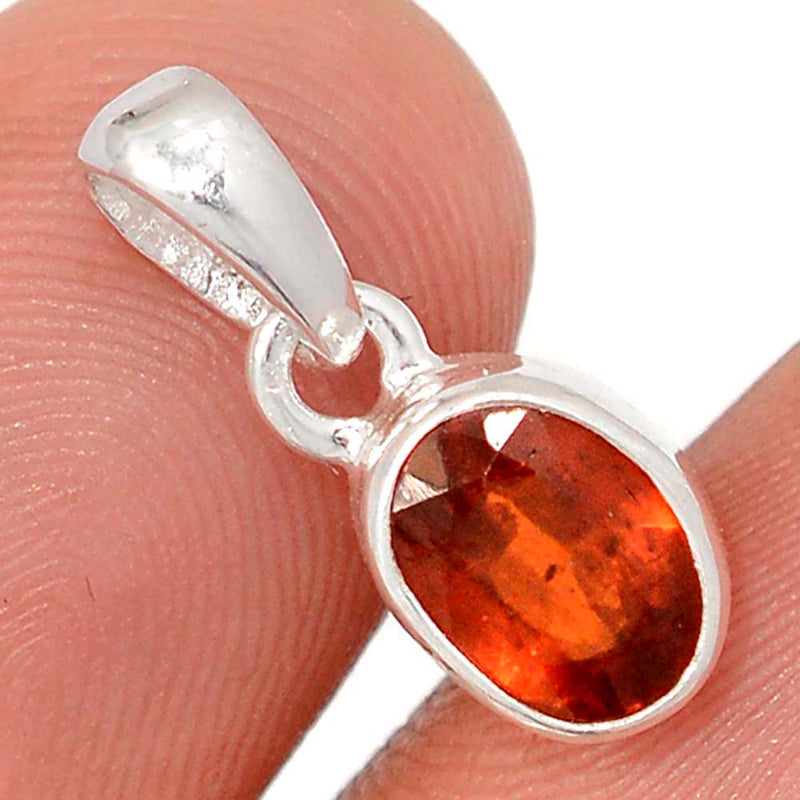 0.7" Orange Kyanite Faceted Pendants - OKFP211