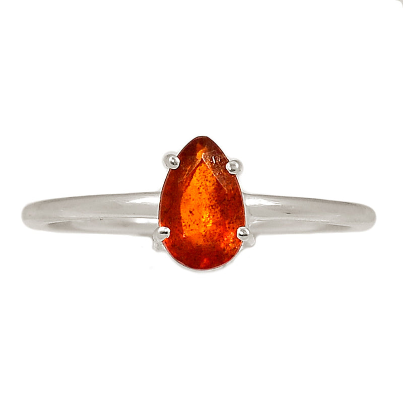 Claw - Orange Kyanite Faceted Ring - OKFR148