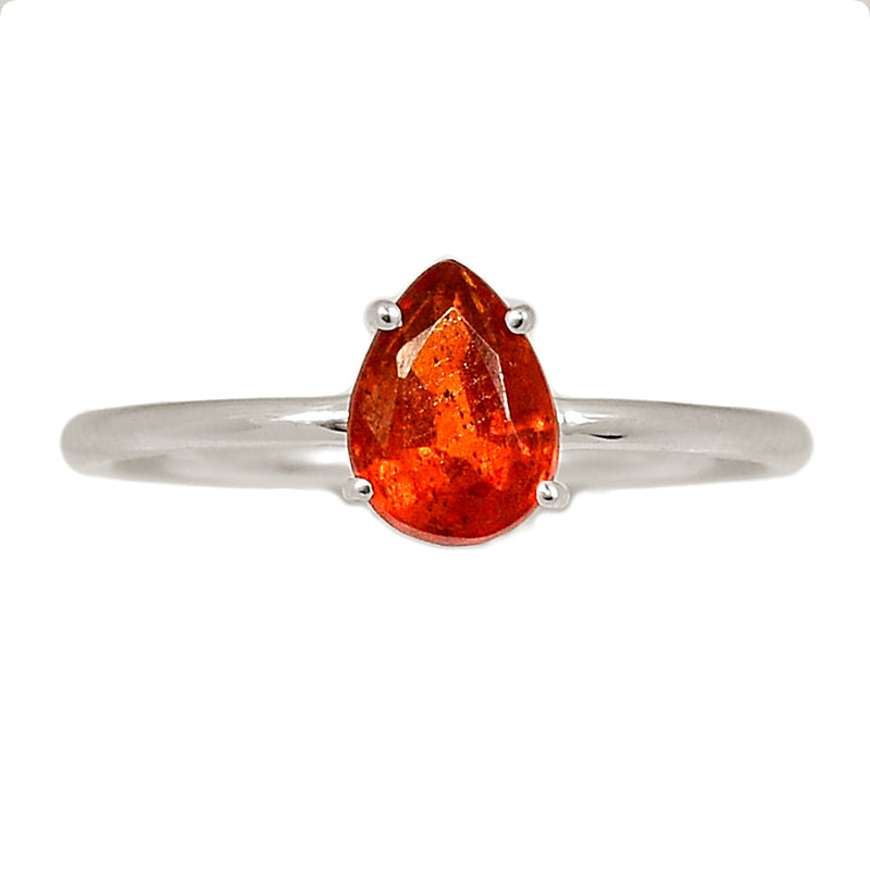 Claw - Orange Kyanite Faceted Ring - OKFR149