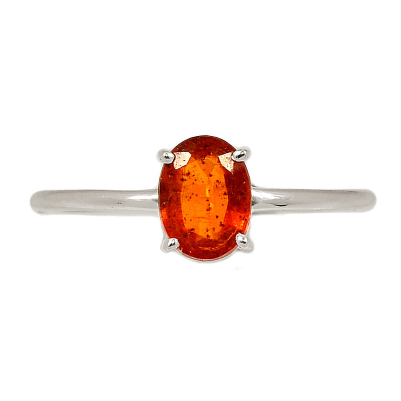 Claw - Orange Kyanite Faceted Ring - OKFR150
