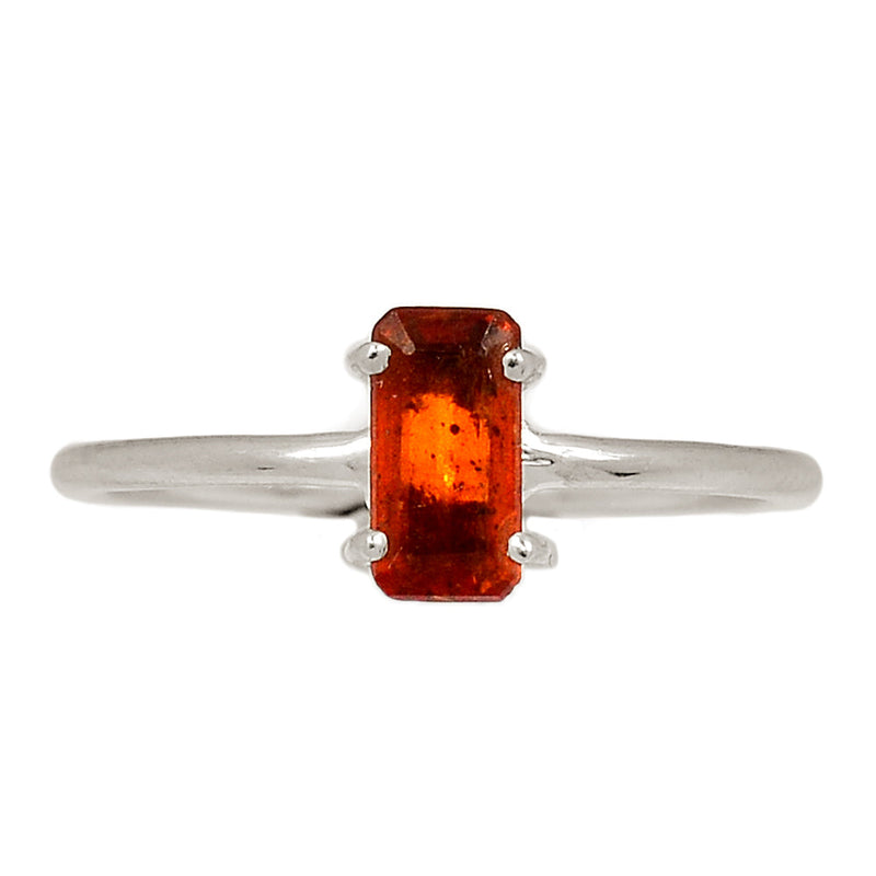 Claw - Orange Kyanite Faceted Ring - OKFR151