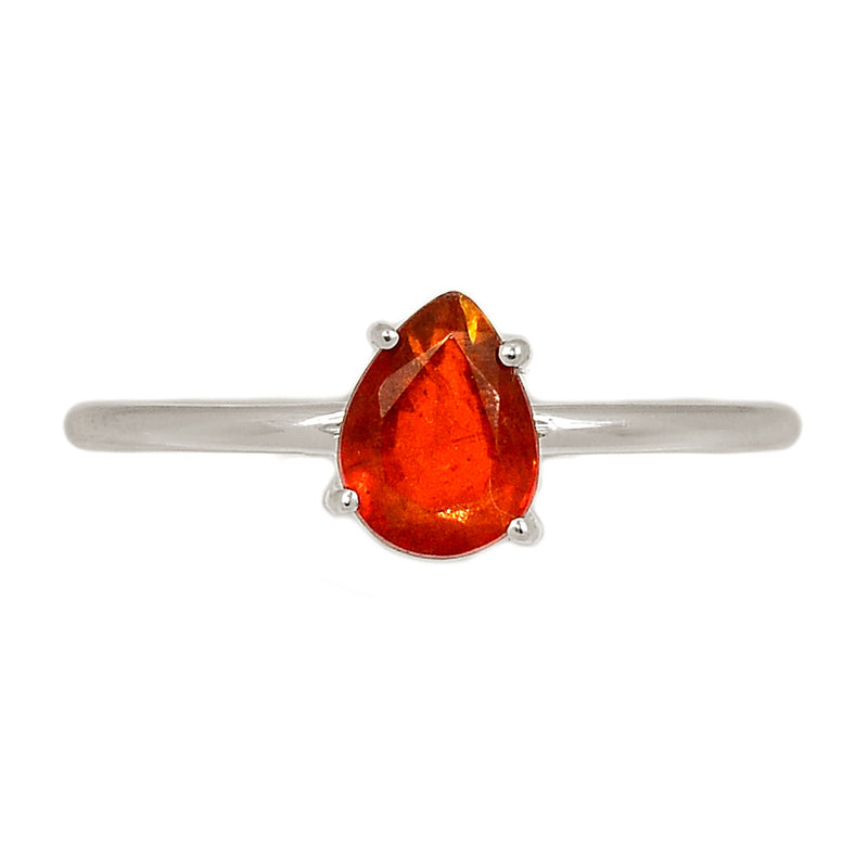 Claw - Orange Kyanite Faceted Ring - OKFR155