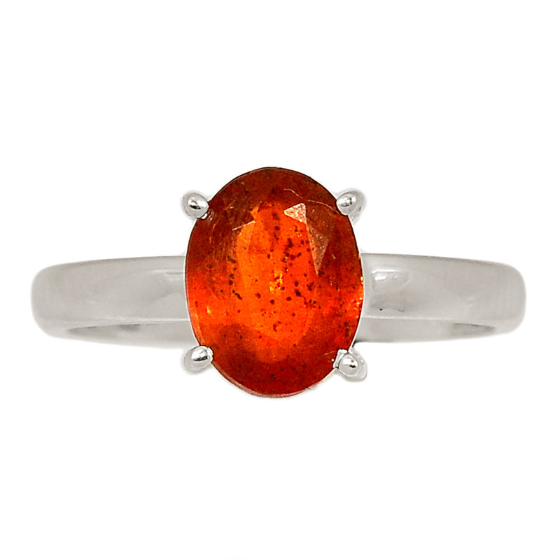 Claw - Orange Kyanite Faceted Ring - OKFR157