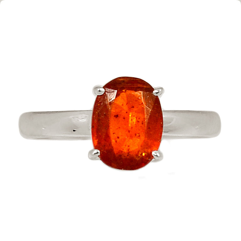 Claw - Orange Kyanite Faceted Ring - OKFR160
