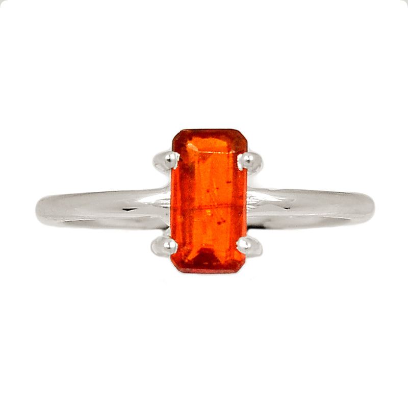 Claw - Orange Kyanite Faceted Ring - OKFR161