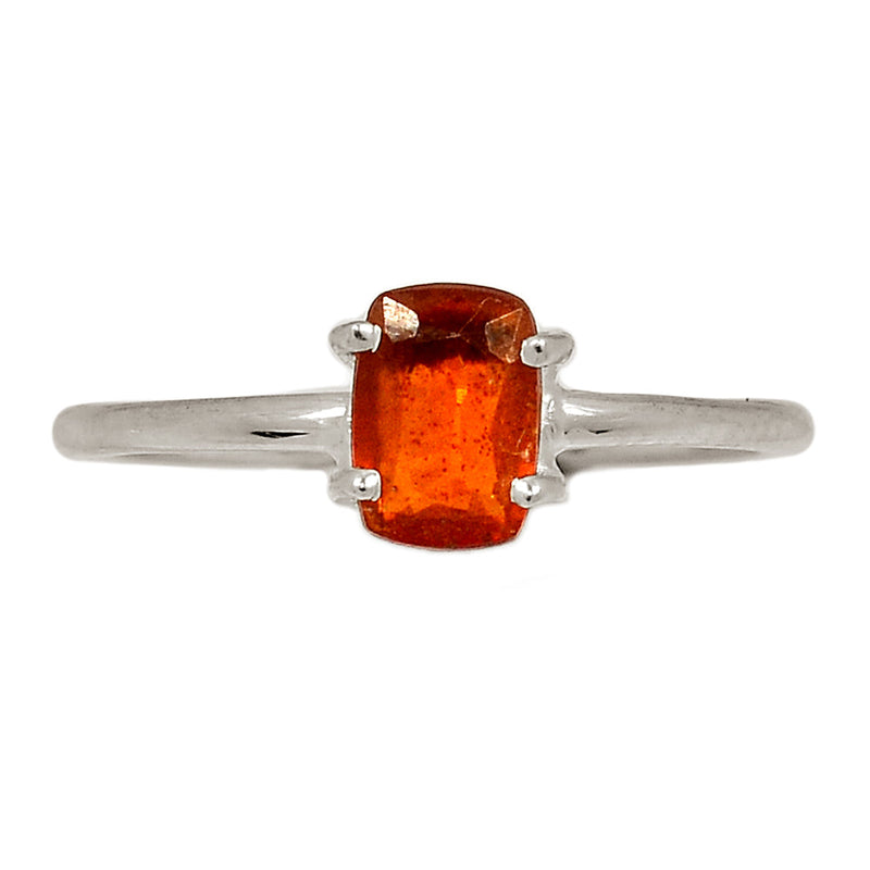 Claw - Orange Kyanite Faceted Ring - OKFR162