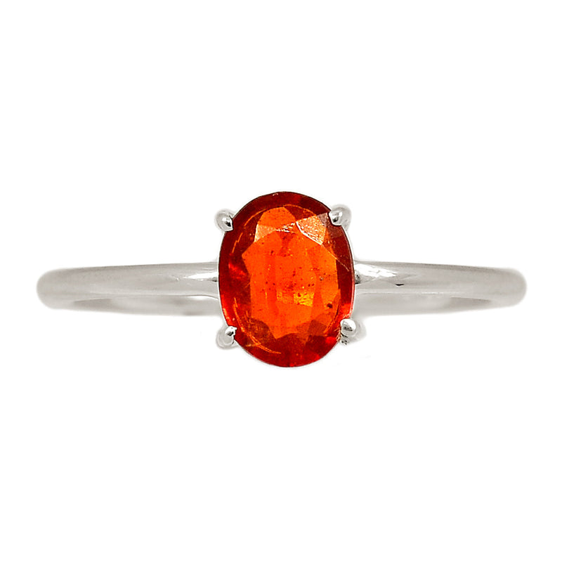 Claw - Orange Kyanite Faceted Ring - OKFR169