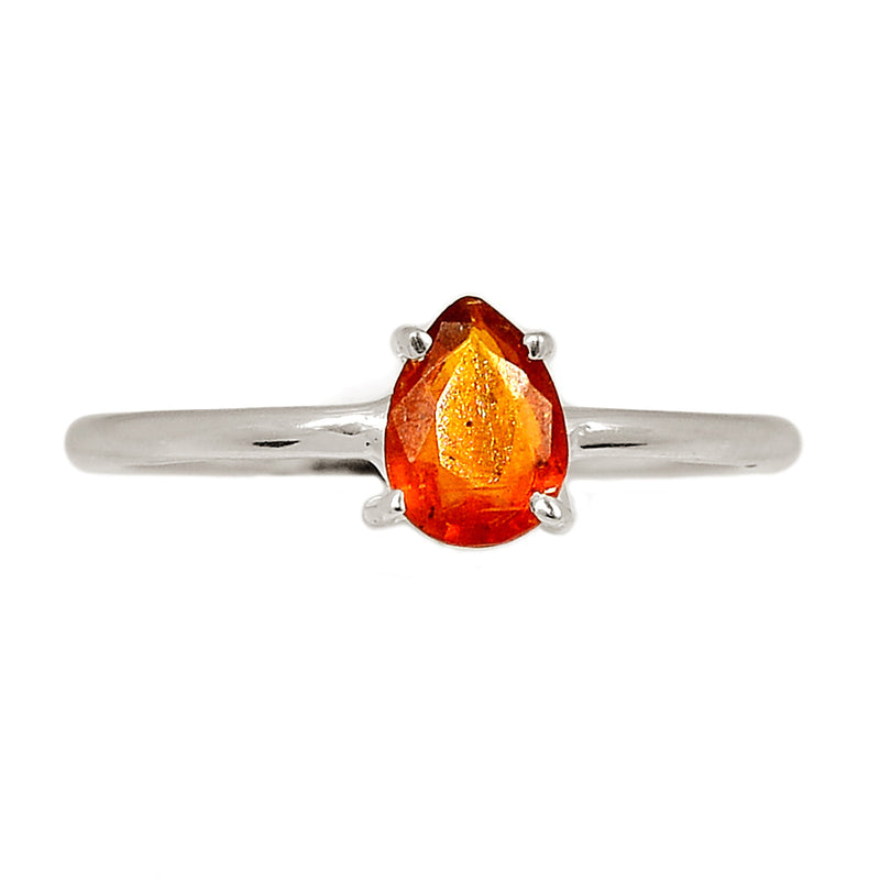 Claw - Orange Kyanite Faceted Ring - OKFR175