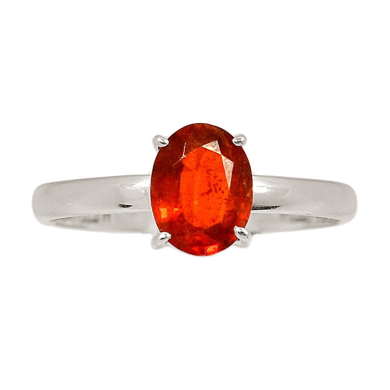 Claw - Orange Kyanite Faceted Ring - OKFR177