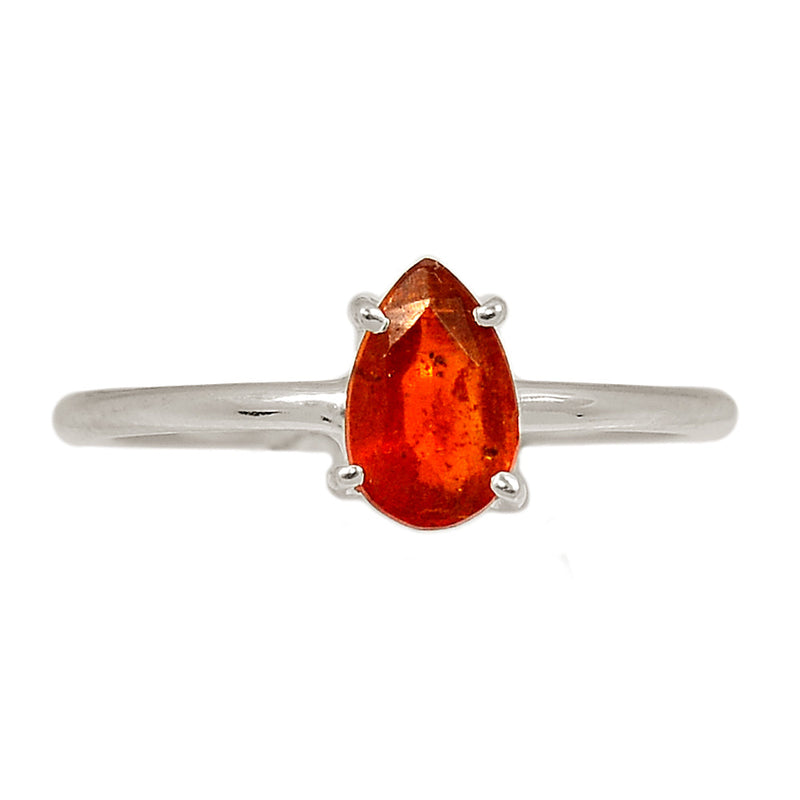 Claw - Orange Kyanite Faceted Ring - OKFR178