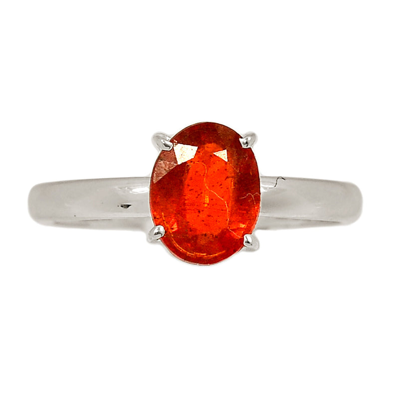Claw - Orange Kyanite Faceted Ring - OKFR186