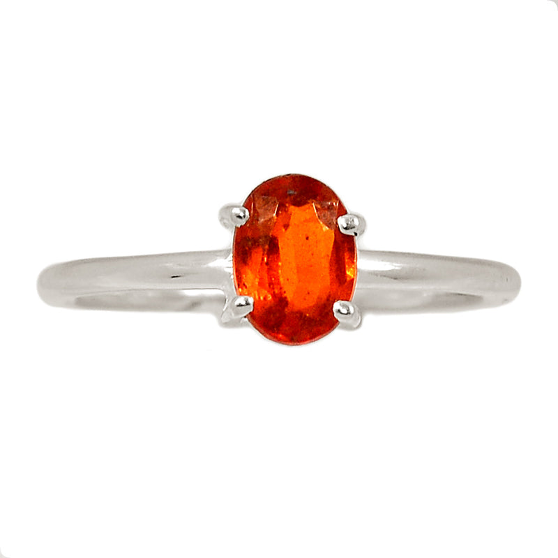 Claw - Orange Kyanite Faceted Ring - OKFR188