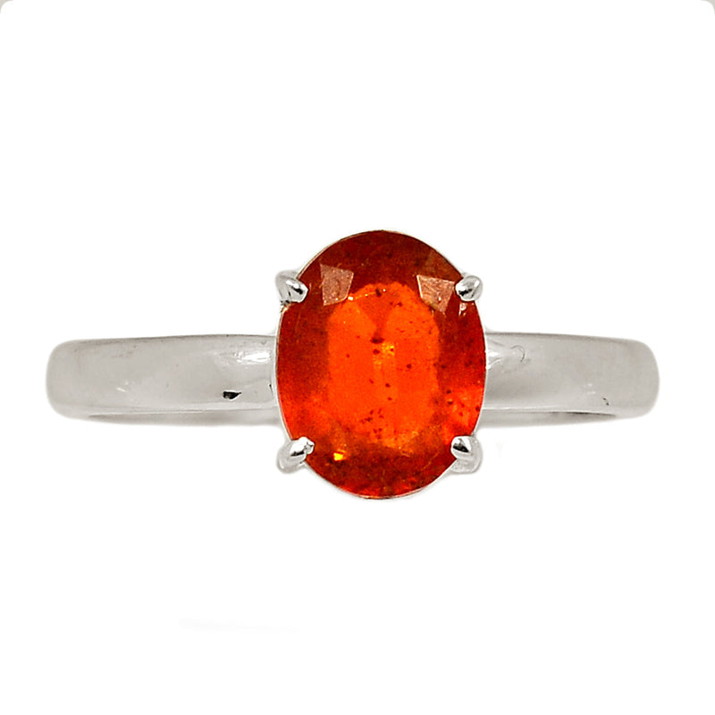 Claw - Orange Kyanite Faceted Ring - OKFR190