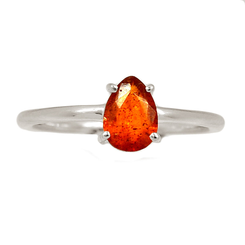 Claw - Orange Kyanite Faceted Ring - OKFR193